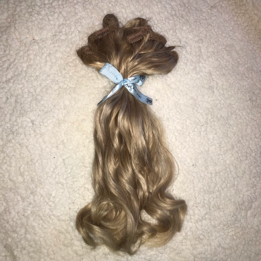 16 Inch Zala Extensions Honey Bleach Blonde